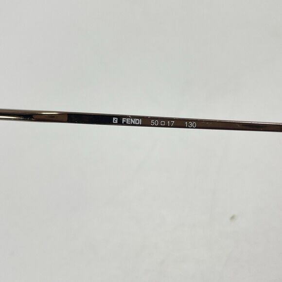 Fendi Eyewear FS555 Bronze Metal Eyeglass Frames 50-17, 130 *Read* - Picture 7 of 10